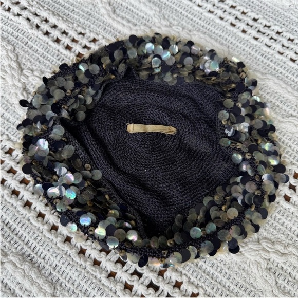Vintage Black Sequin Hat main image 10